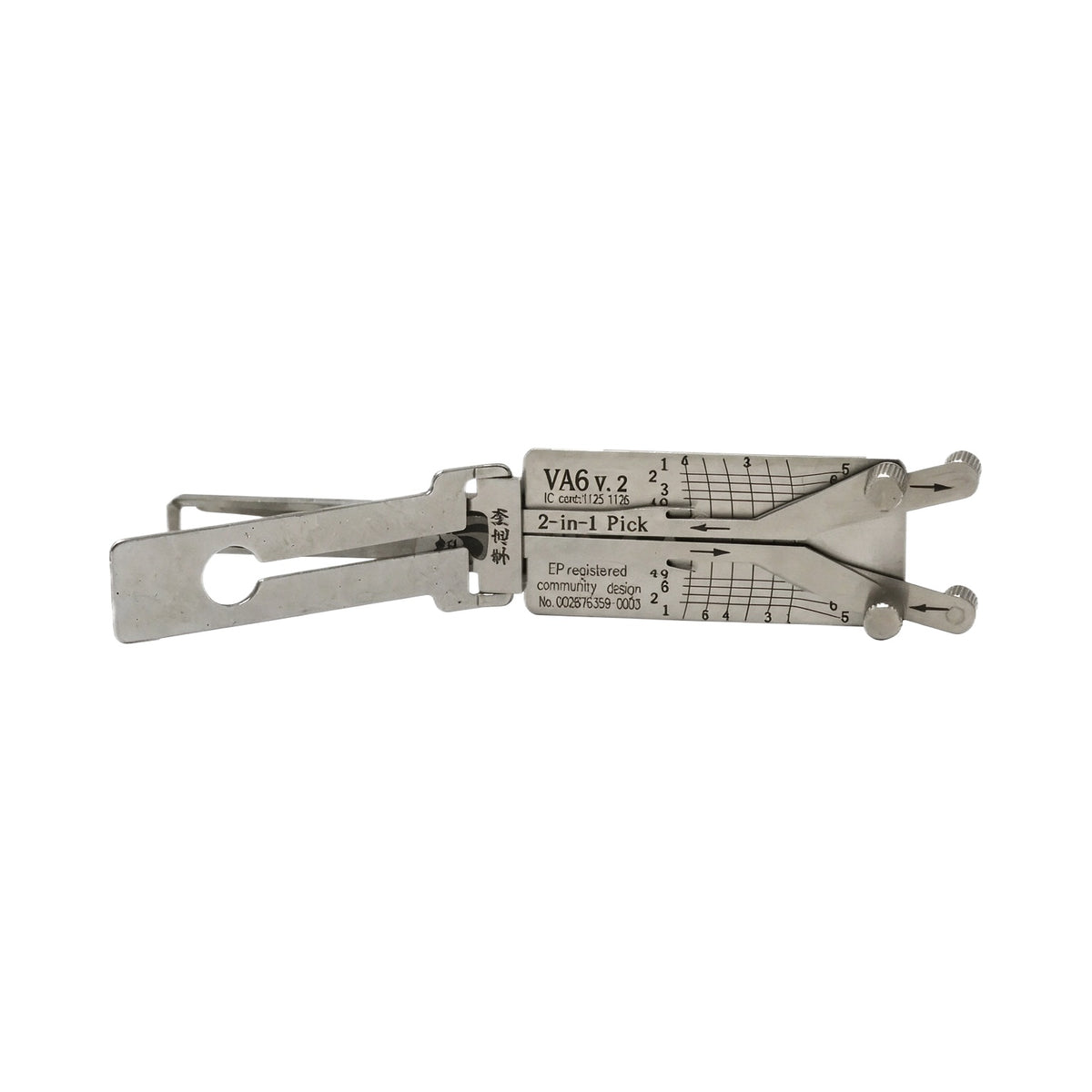 Lishi LAGUAN3 RENAULT V.2 NE78 VA2T VA6 CLI03-VA6 Decoder 2 in 1 Lishi Locksmith Tools