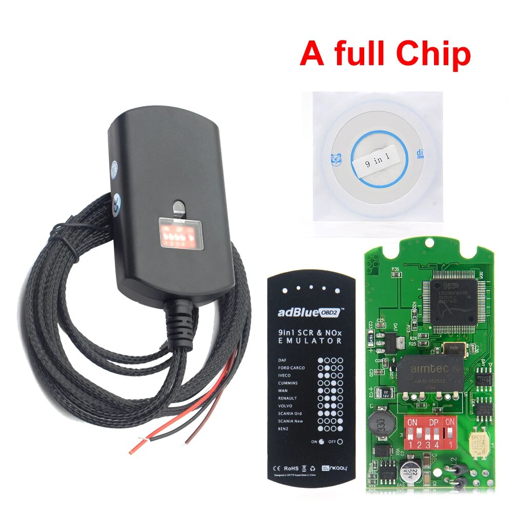 Adblue 9 IN 1 Upgrade Adblue 8 IN 1 8in1 For 9 Trucks Universal AdBlue Emulator Heavy Duty No Need Any Software