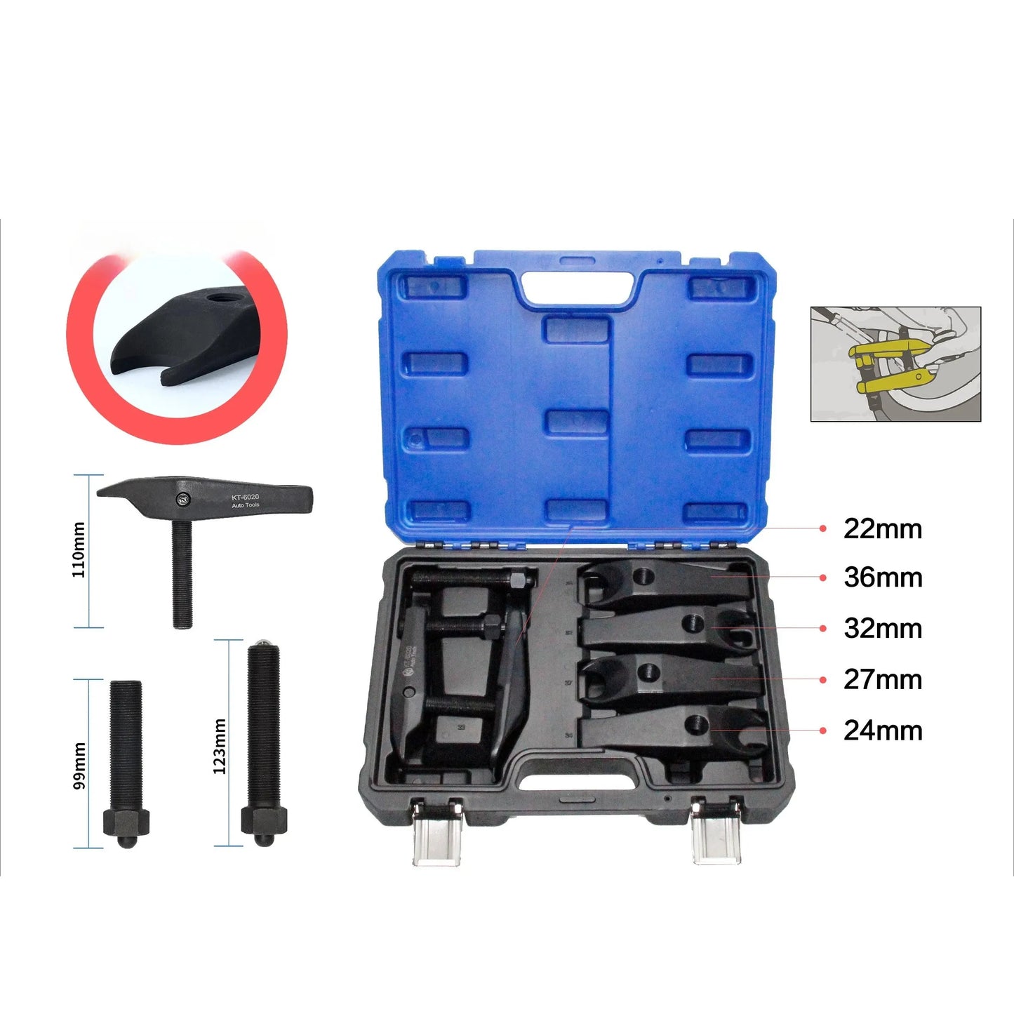 For Mercedes-Benz BMW Audi Porsche Ball Joint Removal Tool