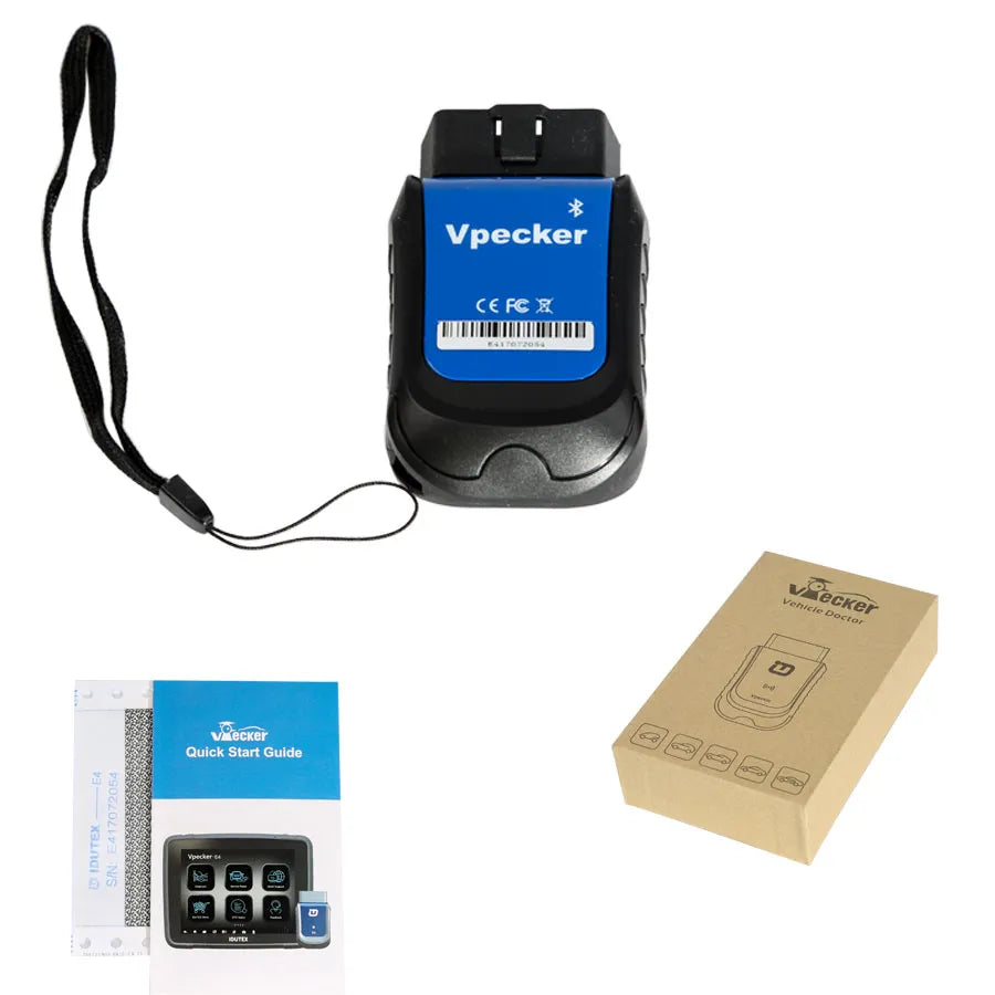 XTUNER E4 BT-compatible VPECKER E4 Easydiag Full System OBD2 Scanner For Android ABS/Battery/DPF/EPB/Injector/Oil Reset
