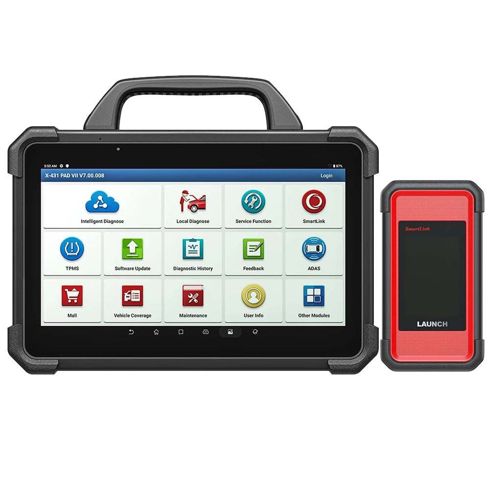 LAUNCH X431 PAD 7 VII PAD7 PADVII Car Diagnostic Tools J2534 Smartlink Automotive Scanner Auto Diagnost Online Programming OBD