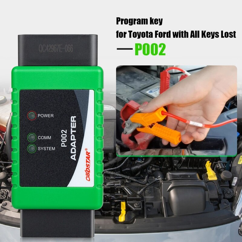 OBDSTAR P002 Adapter Full Set  ford  TOYOTA 8A Non-Smart Key All Keys Lost  X300 DP PLUS