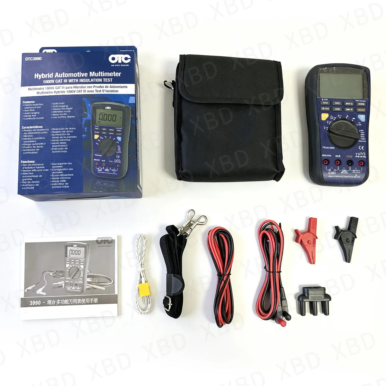 OTC3990 Hybrid Automotive Multimeter100OV CAT III WITH INSULATION TEST