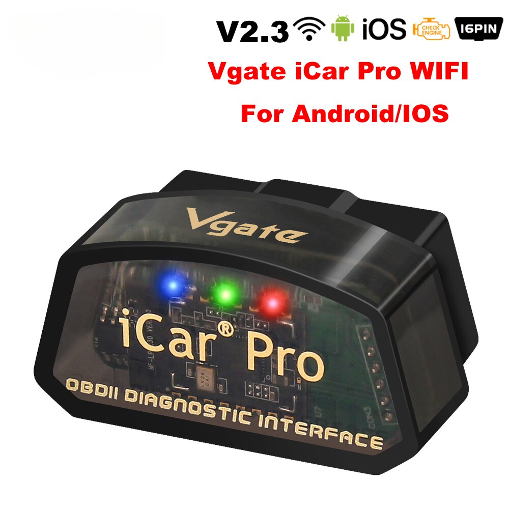 Vgate iCar Pro elm327 V2.3 OBD 2 OBD2 Car diagnostic Tools WIFI Bluetooth 4.0 for Android/IOS ODB2 Auto Scanner pk ELM 327 V1 5