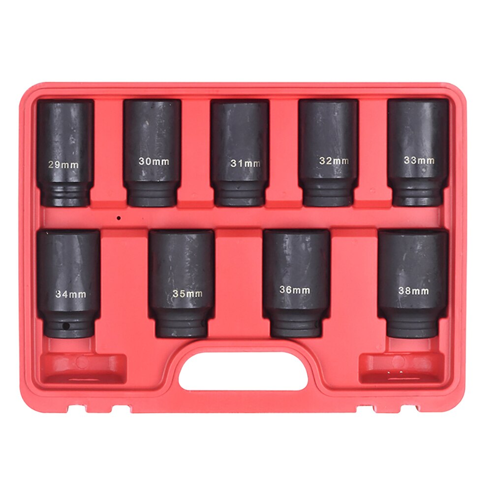 VT01645 9PC Deluxe 6 Pt. Axle Nut Socket Set