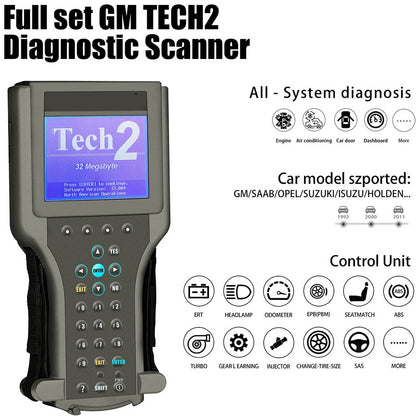 [Carton Box] GM Tech2 Scanner Diagnostic  SAAB, OPEL, SUZUKI, ISUZU, Holden with TIS2000 Candi Full Package