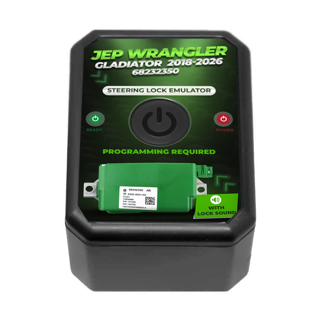 Jeep Wrangler Gladiator 2018-2026 Steering Lock Emulator Simulator