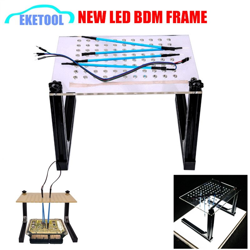 BDM100 V1255 Programmer ECU Chip Tuning BDM 100 Code Reader Remapping LED BDM Frame LED 4pcs Probe Pens BDM Probe