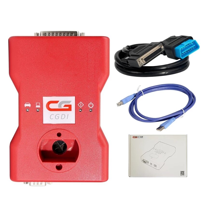 CGDI Prog BMW Auto Key Programmer+OBDOK Multibrands PCF79XX+FEM/BDC TEST PLATM+Gearbox Plug BMW+8 Foot Chip