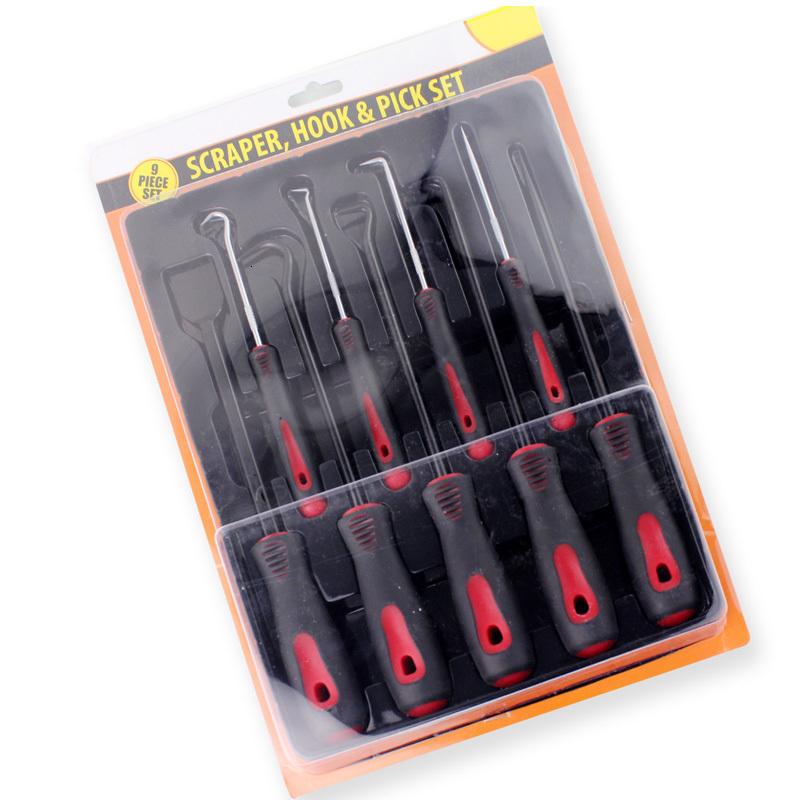 9pcs Pick O-Ring Removal Oil Seal Removal Scraper Hook Pick Set