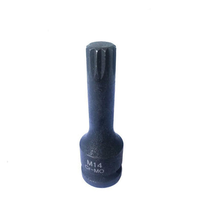 (1PC) 1/2" DR.Impact Spline Bit Socket Set M13 M14 M15 M16 M18  78mm length