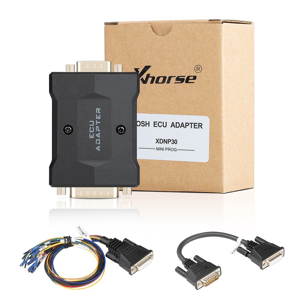 Xhorse XDNP30 Bosch ECU Adapter with Cables work with VVDI Key Tool Plus and MINI Prog  BMW ECU ISN Reading No soldering