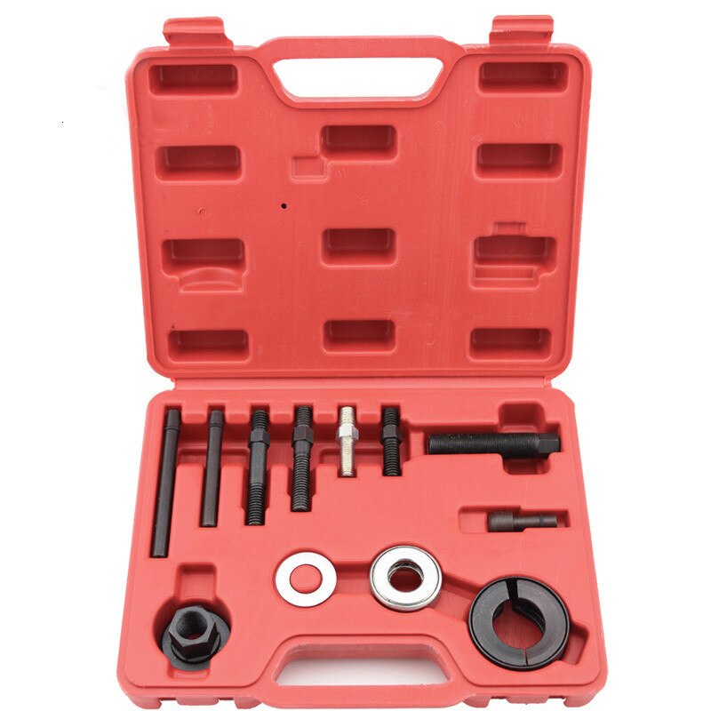 12pcs Auto Car Power Steering Pump Alternator Pulley Puller Installer Tool GM /Chyrysler /ford