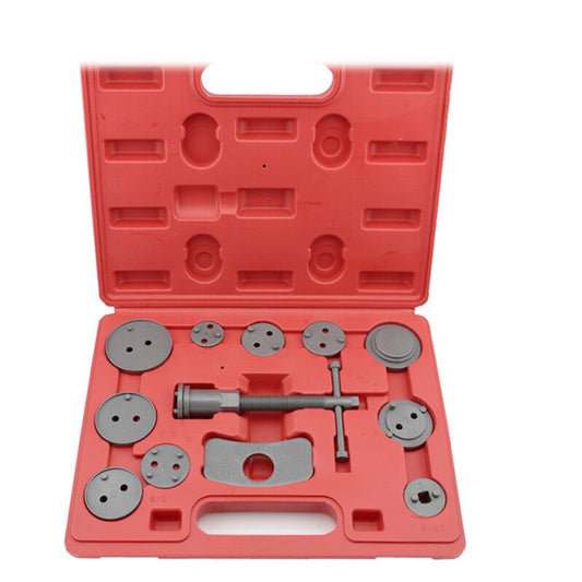 12pcs/Set Universal Car Disc Brake Caliper Rewind Back Brake Piston Compressor Tool Kit Set  Automobiles Garage Repair Tools