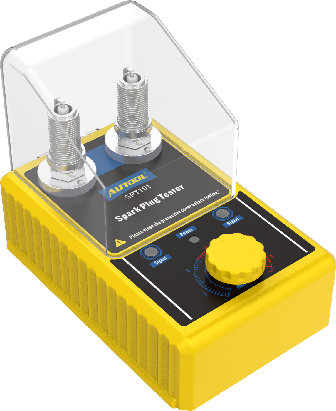 Original AUTOOL SPT101 220V 110V Car Spark Plug Tester Ignition Testers Automotive Diagnostic Tool Double Hole Analyzer
