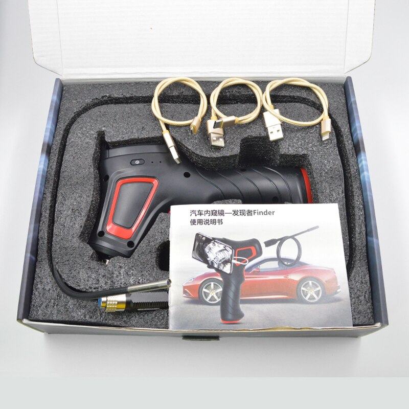 Car Repair Endoscope 0.86 m Tube Length Industrial Pipeline Inspection Mirror