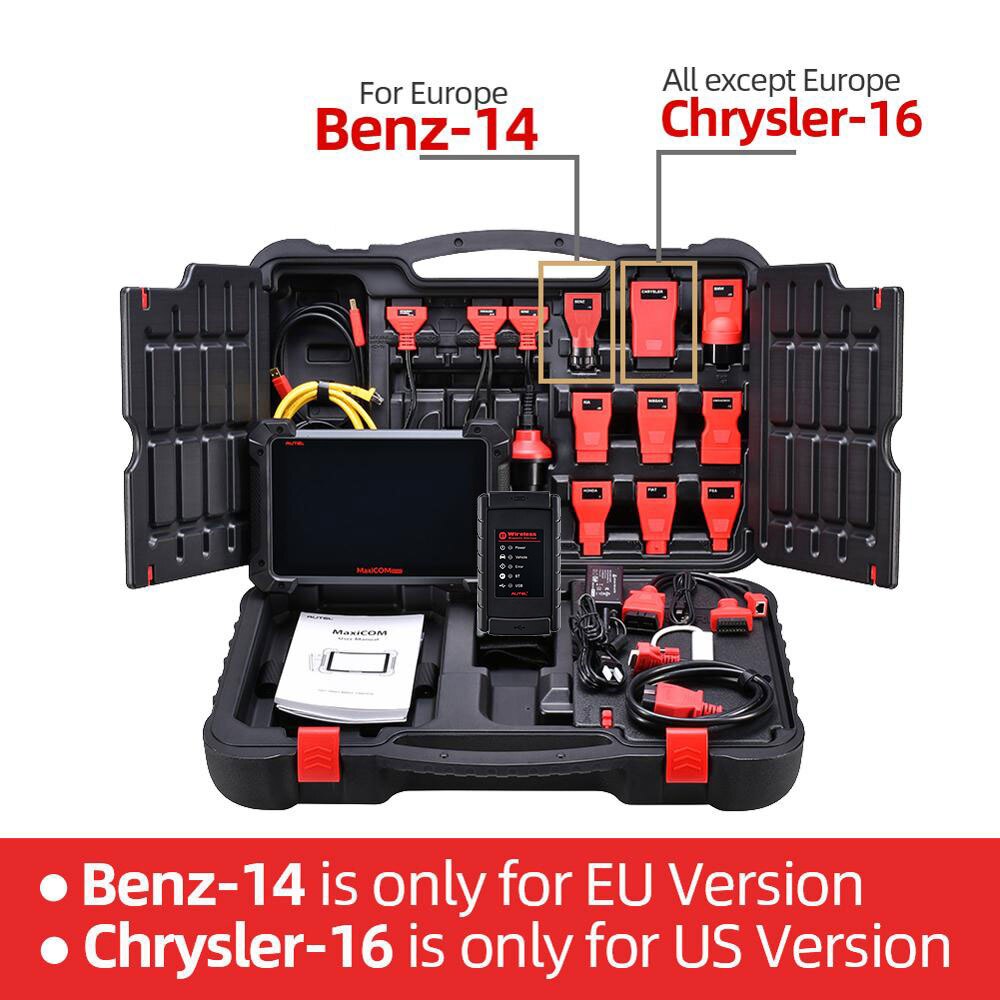 Autel MaxiCOM MK908 Auto Diagnostic Scanner Autel MK908 PK MK908P MaxiSys Elite MS908 ECU Programming with J2534 OBD 2 OBD2 Auto