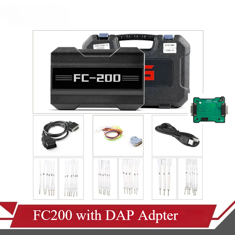CG FC200 ECU Programmer Full Version with AT200 Adapters Plus MPC5XX Adapter for BOSCH MPC5xx Read/Write Data on Bench