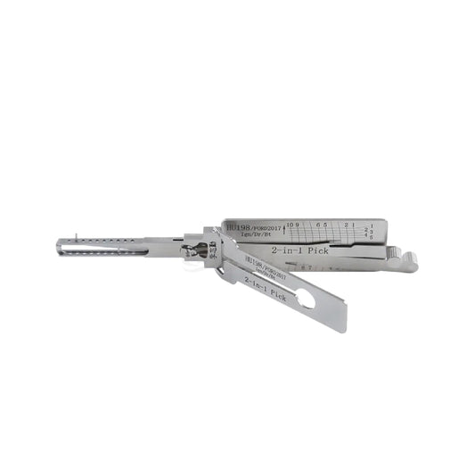 Lishi HU198 HU100(10) HU127 HU134 HU162T(8) HU162T(9) HU43 HU56 HU58 HU71/HU109 Decoder 2 in 1 Lishi Locksmith Tools