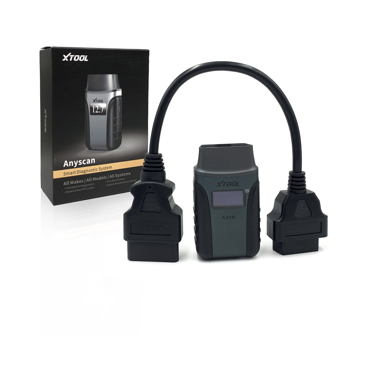 XTOOL Anyscan A30D A30M OBD2 Car Diagnostic Tool  Andriod/IOS Car Code Reader Full System Diagnostic Bi-directional Control