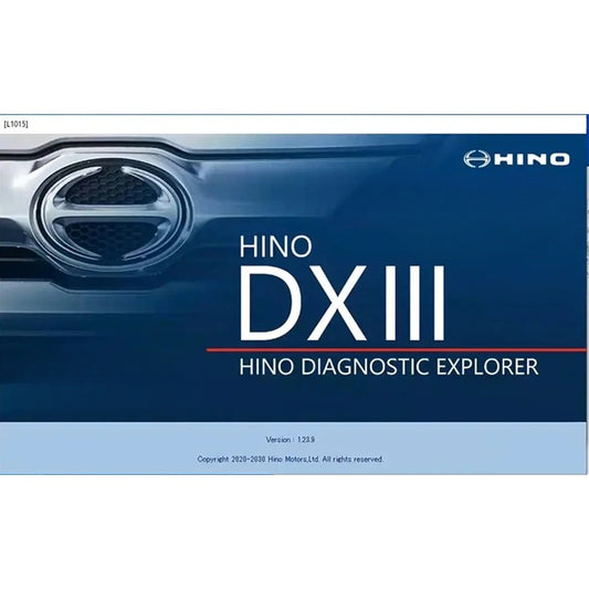 2024.04 HINO Truck Engine Diagnostic Software HINO DX3