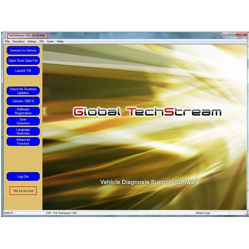 TOYOTA TIS Techstream V18.00.008(02.2023) Software Support 2023 active or any version