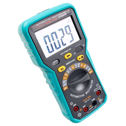 OBDEMOTO-2900B/MST-2900B Digital Automotive Car Multimeter 6000 Counts TRMS AC/DC Volt Amp Ohm Dwell Angle Rotational Speed