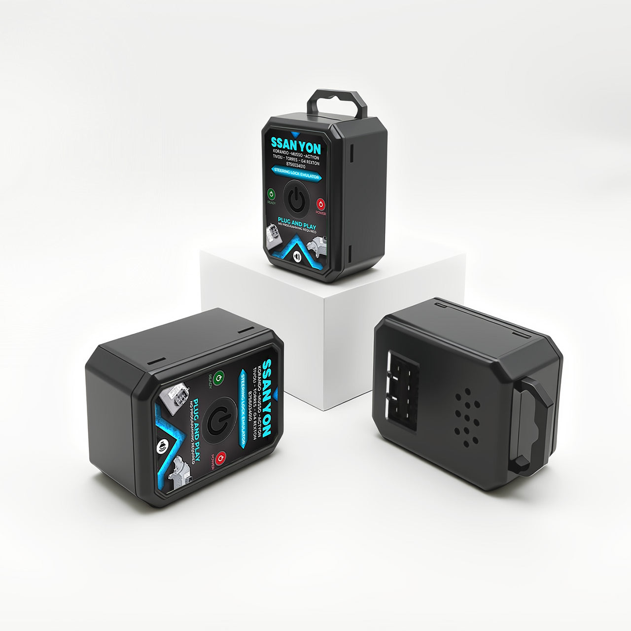 1PC SsangYong Korando - Musso - Actyon - Tivoli - Torres - G4 Rexton Steering Lock Emulator Simulator With Lock Sound