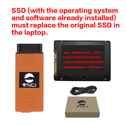 VNCI PT3G For Porsche Diagnostic Interface Compatible With Porsche PIWIS Software Drivers Plug and Play