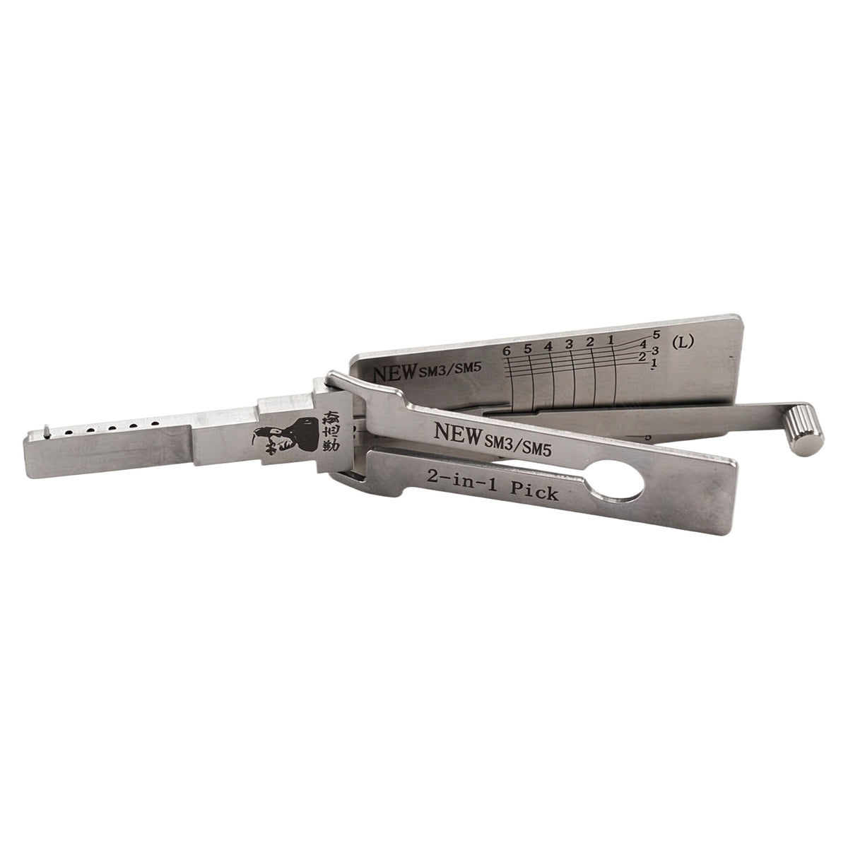 Lishi GM45 SM3/SM5 SW 5.7 DAT17 WT47T YM30 NE66 MAHINDRA Decoder 2 in 1 Lishi Locksmith Tools
