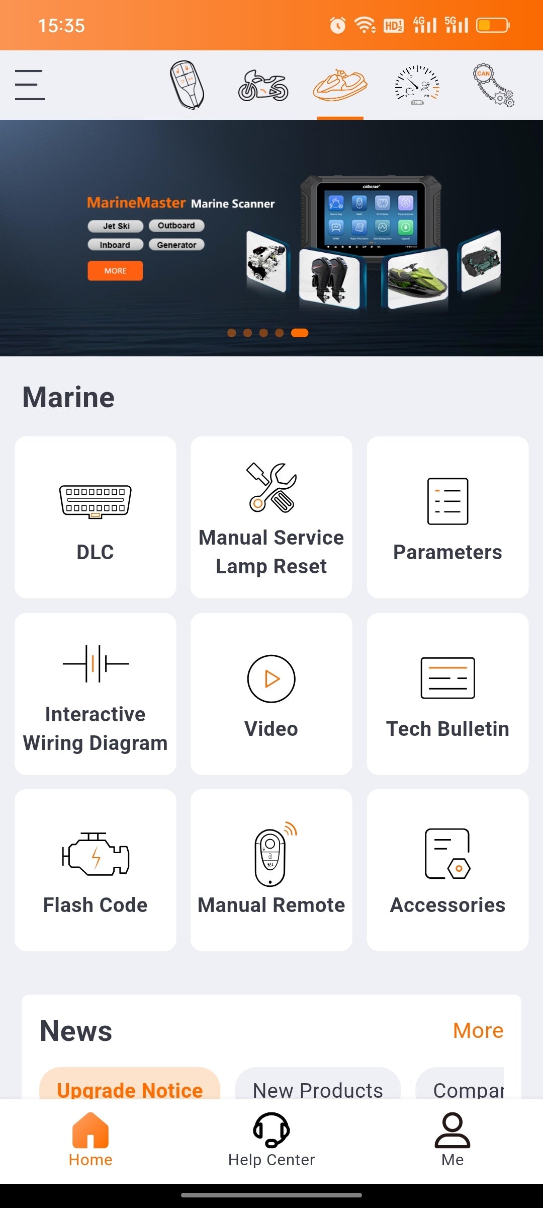 OBDSTAR ISCAN PRO INDMAR (Marine) Supports INDMAR Diagnosis,BLM Reset Camshaft Phaser Cleaning Reset the Oil-life Monitor