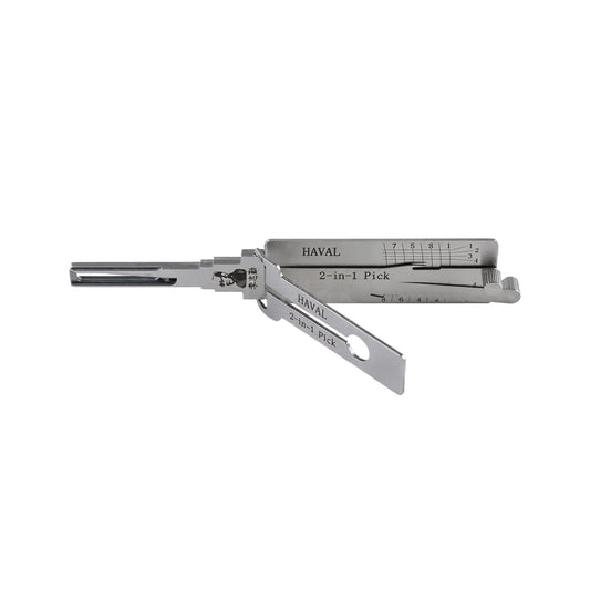 Lishi HAVAL HAVAL2023 HAIMA HS5/H9 HOWO GEELY GEELY2/HAVAL2 Decoder 2 in 1 Lishi Locksmith Tools