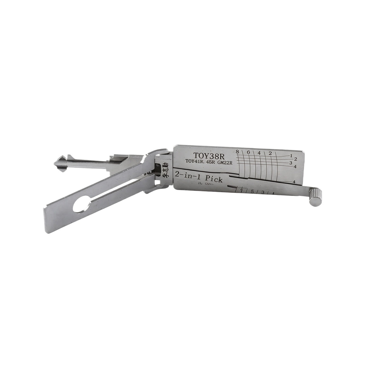Lishi TOY43AT TOY38R TOY43 TOY43R TOY47 Decoder 2 in 1 Lishi Locksmith Tools
