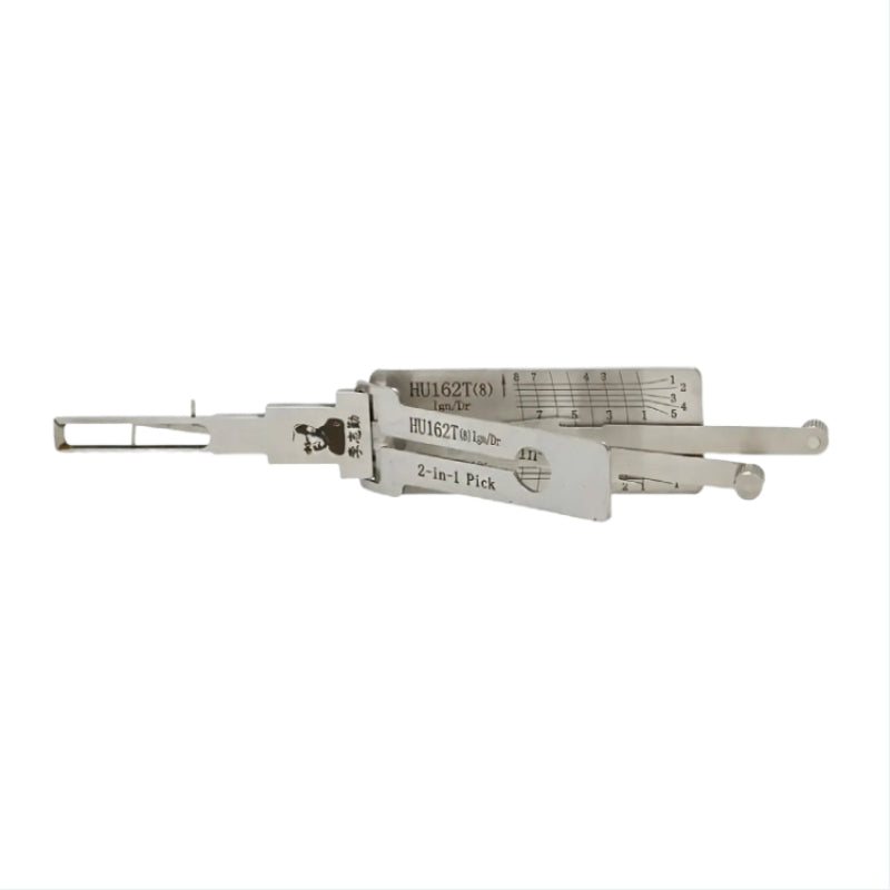 Lishi HU198 HU100(10) HU127 HU134 HU162T(8) HU162T(9) HU43 HU56 HU58 HU71/HU109 Decoder 2 in 1 Lishi Locksmith Tools
