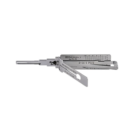 Lishi HU64 HU66 HU100 HU83 HU92 HU100 HU100R HU101 HON66 SIP22 HY22 Decoder 2 in 1 Lishi tool