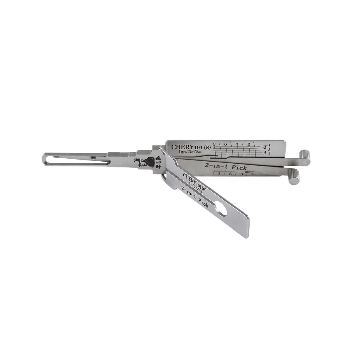 Lishi CHERY101 QIRUI BQ SB BYD 2 JAC01 FORD2021 J7 Decoder 2 in 1 Lishi Locksmith Tools