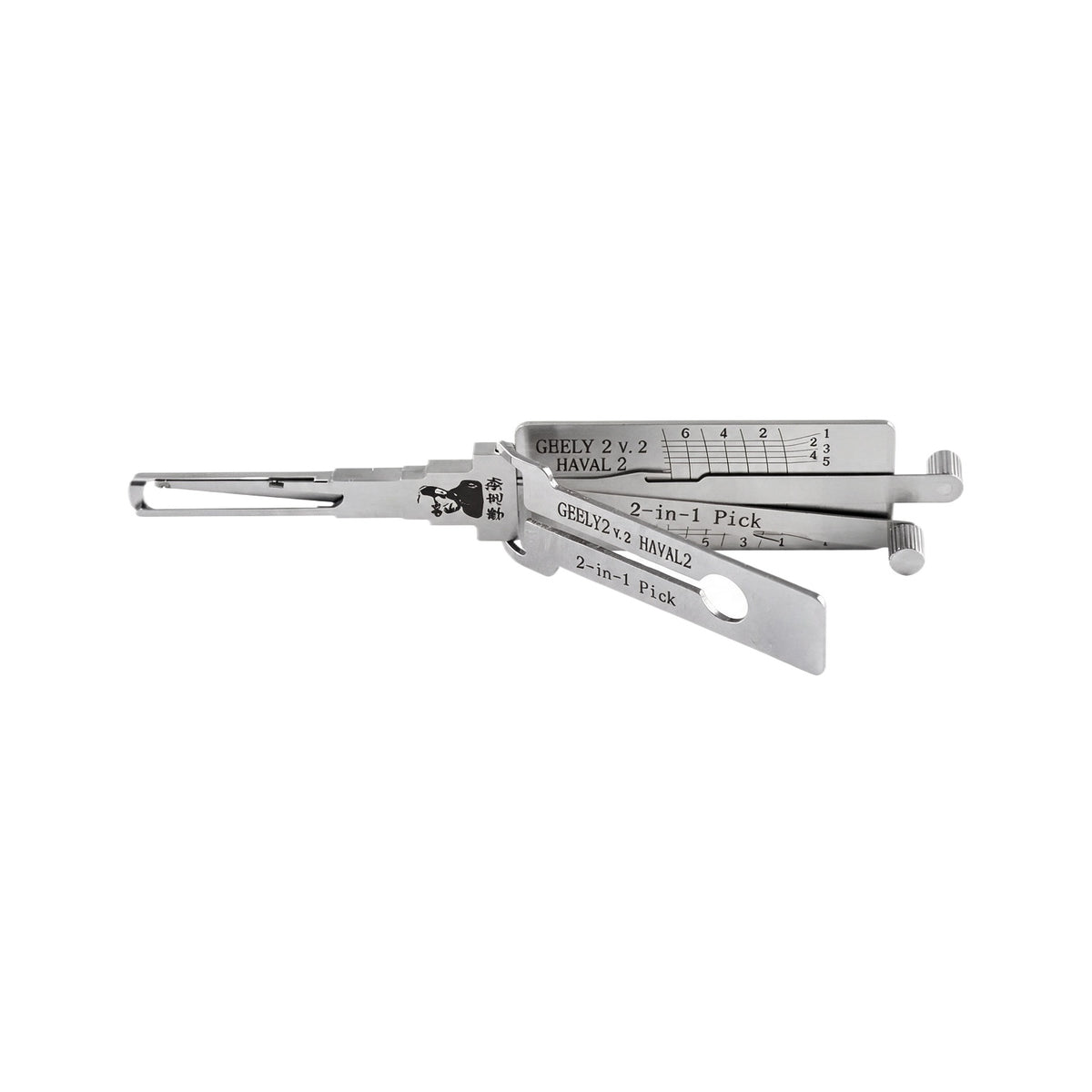 Lishi HAVAL HAVAL2023 HAIMA HS5/H9 HOWO GEELY GEELY2/HAVAL2 Decoder 2 in 1 Lishi Locksmith Tools
