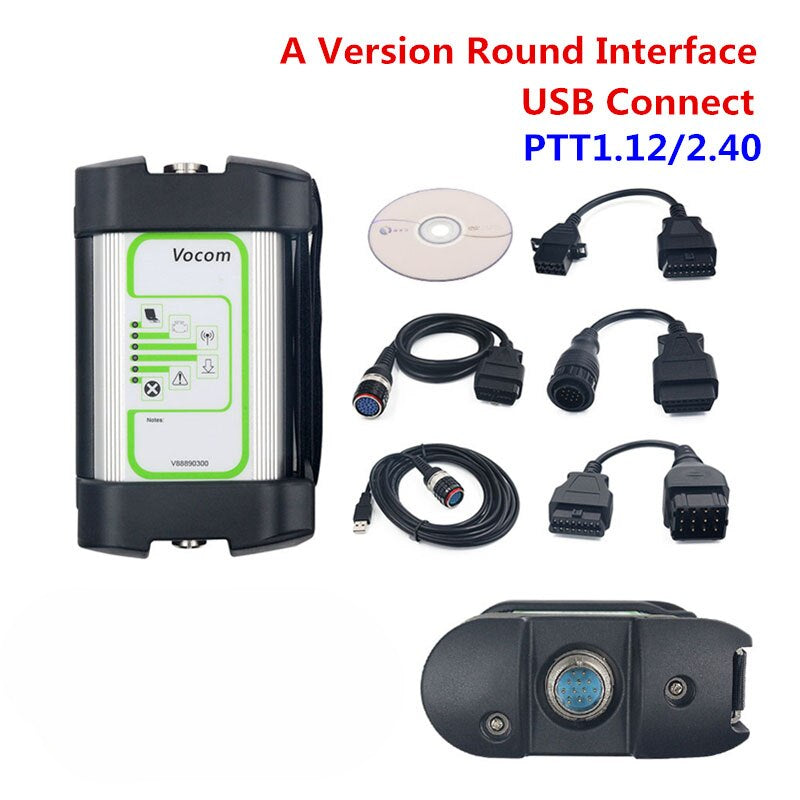 For Ud/mack Vocom 88890300 Online Update Interface Truck Diagnostic Tool for Volvo Vocom V2.8.241 Version Vocom