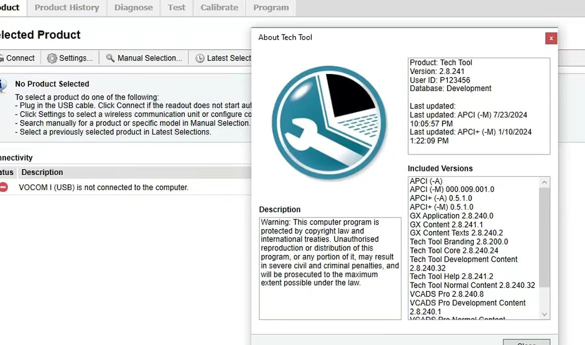 2024 Tech tool ptt 2.8.241 APCI 0.5 Diagnostic software