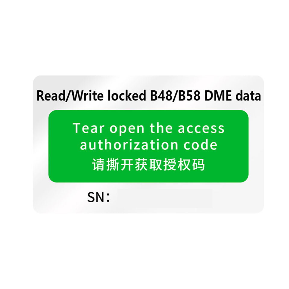 YANHUA Read/Write locked B48/B58 DME data Authorization A520(Not including integrated interface board)