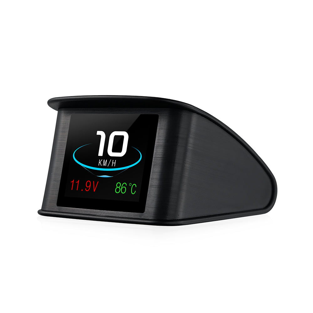P10 OBD2 HUD Car Head-up Display TFT LCD Digital Speedometer Auto On-board Computer With Fuel Consumption Water Temperature