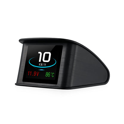 P10 OBD2 HUD Car Head-up Display TFT LCD Digital Speedometer Auto On-board Computer With Fuel Consumption Water Temperature