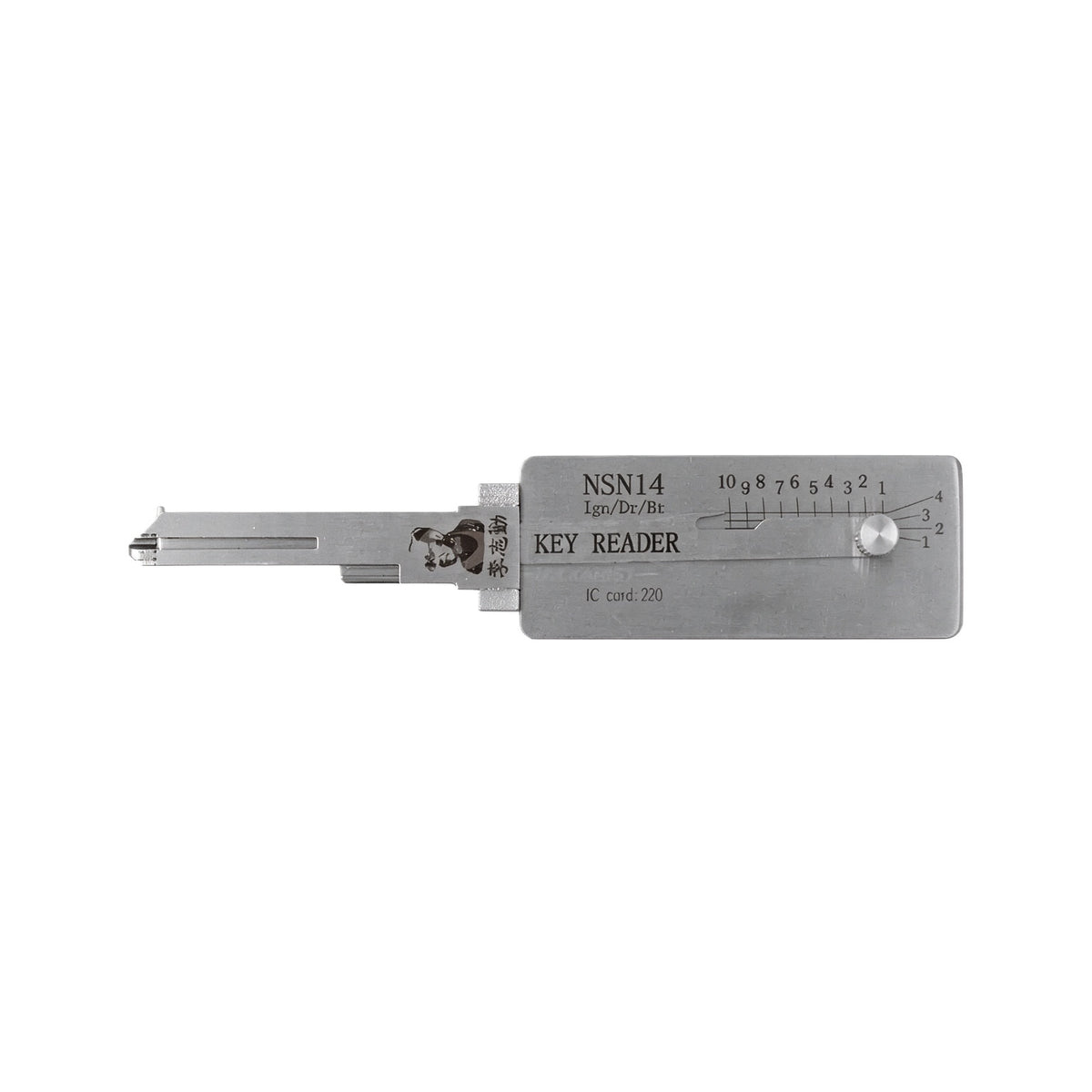 Lishi HI1 HON58R NSN14 NSN14 V.2 NSN14R NSN11 ISU5 DAT12R Decoder 2 in 1 Lishi Locksmith Tools