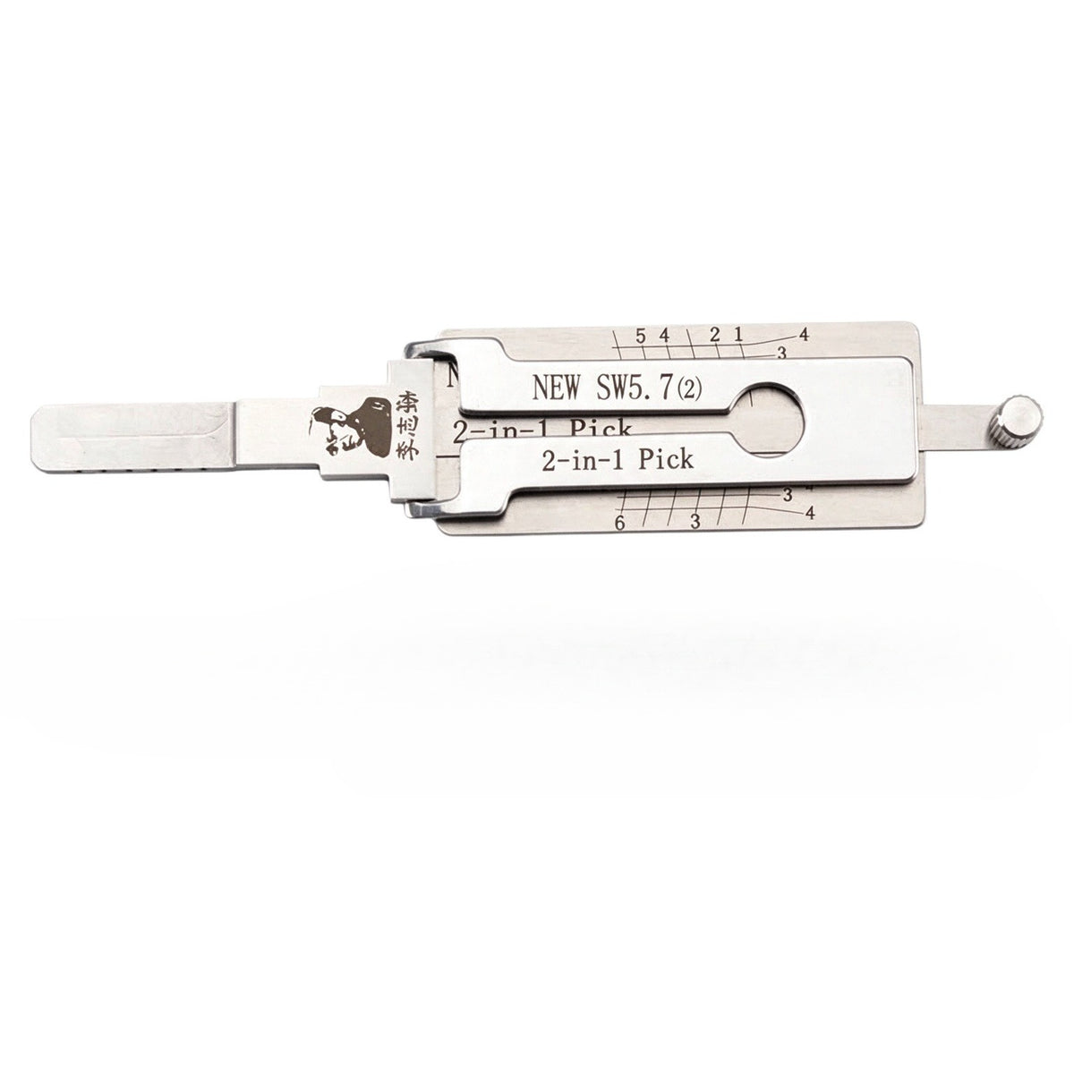 Lishi GM45 SM3/SM5 SW 5.7 DAT17 WT47T YM30 NE66 MAHINDRA Decoder 2 in 1 Lishi Locksmith Tools