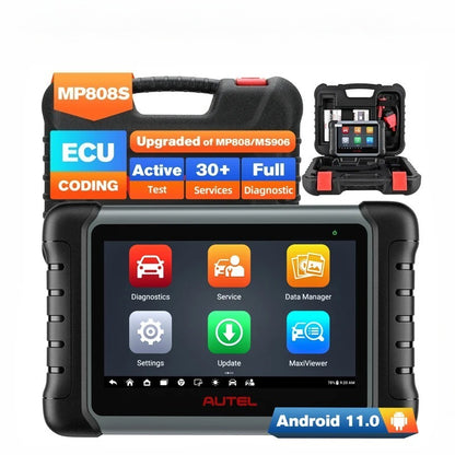 Autel MaxiPRO MP808S Diagnostic Tools 2 Years Free Update ECU Coding Car OBD2 Scanner Bi-Directional VAG Guided Functions