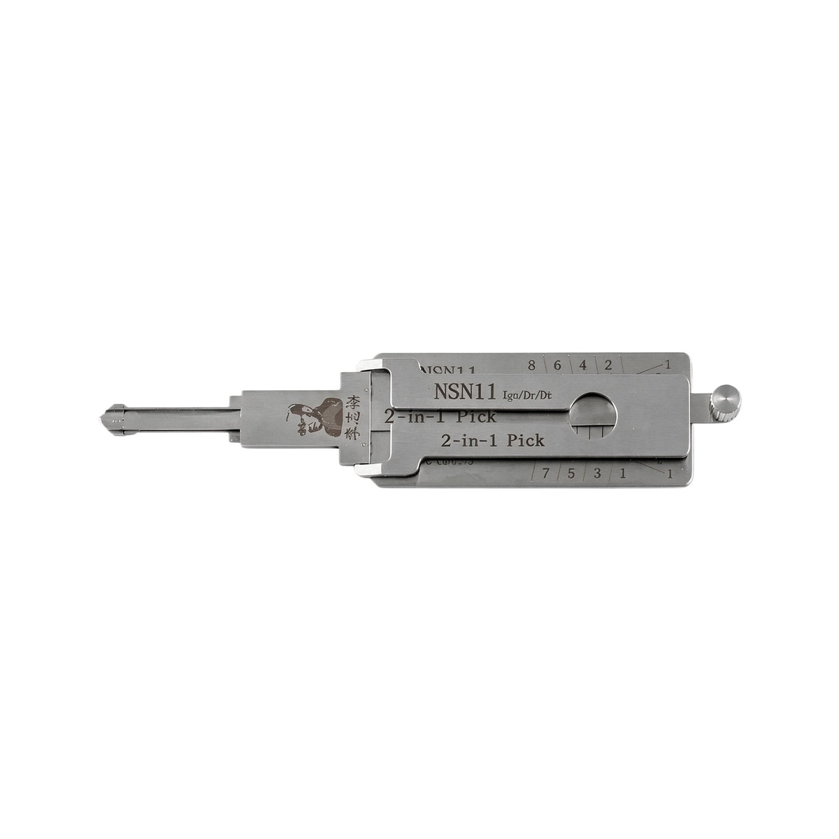 Lishi HI1 HON58R NSN14 NSN14 V.2 NSN14R NSN11 ISU5 DAT12R Decoder 2 in 1 Lishi Locksmith Tools