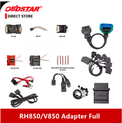 OBDSTAR RH850 V850 Adapter Full Kit For Airbag Reset IMMO Data/Pincode Read