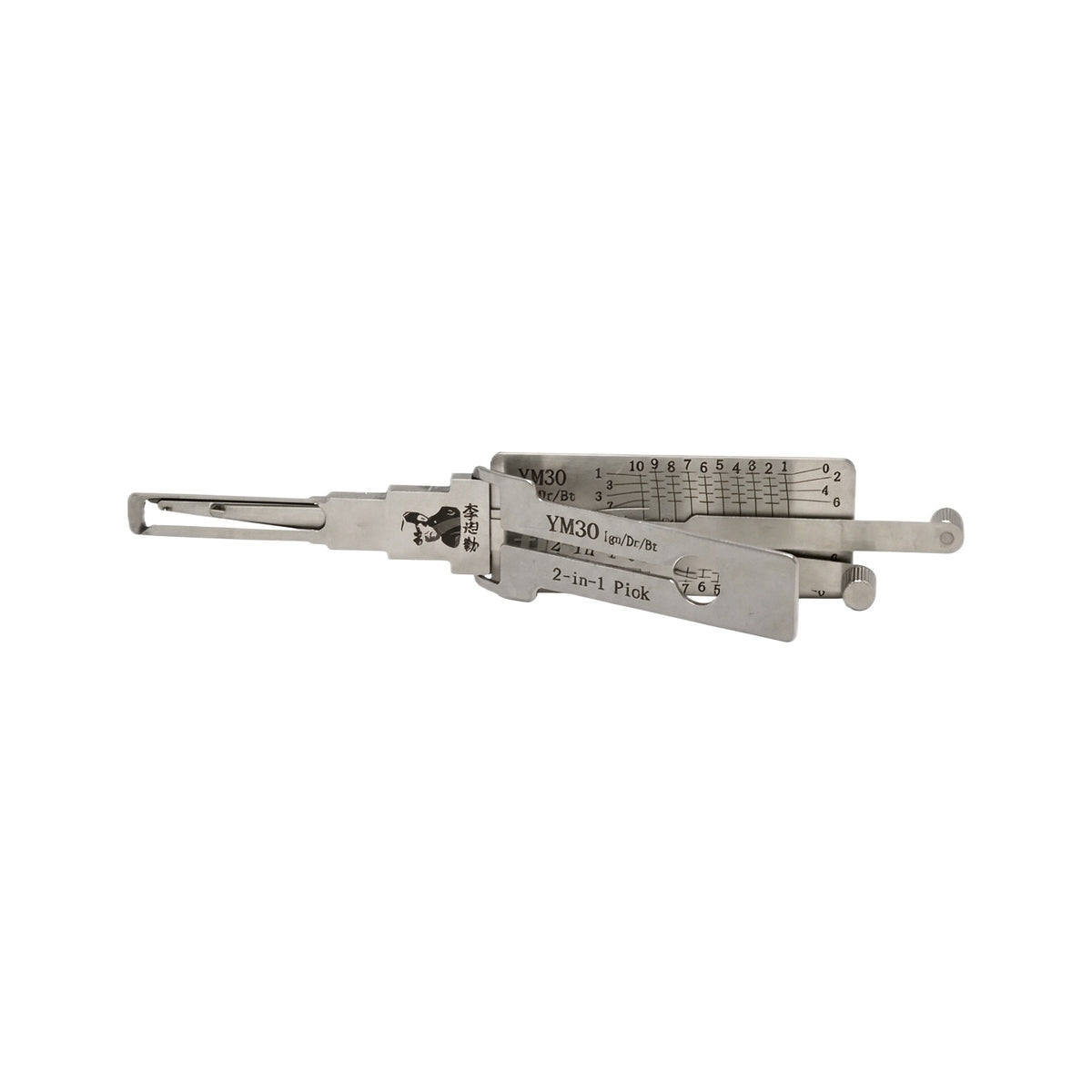 Lishi GM45 SM3/SM5 SW 5.7 DAT17 WT47T YM30 NE66 MAHINDRA Decoder 2 in 1 Lishi Locksmith Tools