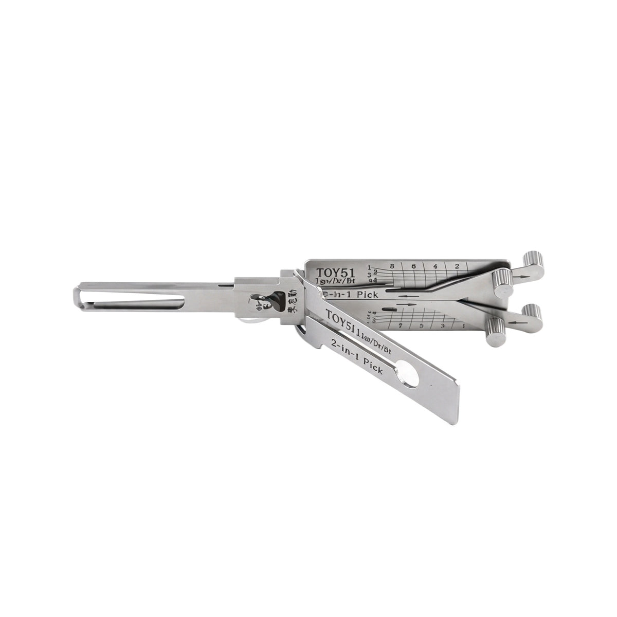 Lishi TOY2 TOY2014 TOY2014 V.2 TOY40 TOY43AT TOY43R TOY43 TOY48 TOY51 Decoder 2 in 1 Lishi Locksmith Tools