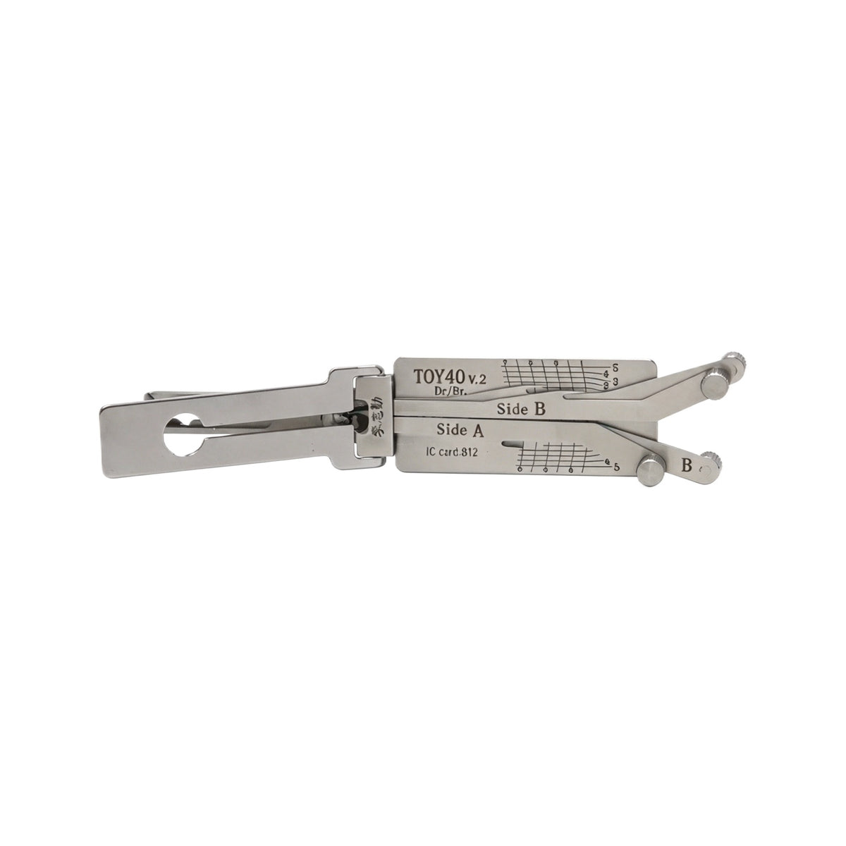 Lishi TOY2 TOY2014 TOY2014 V.2 TOY40 TOY43AT TOY43R TOY43 TOY48 TOY51 Decoder 2 in 1 Lishi Locksmith Tools